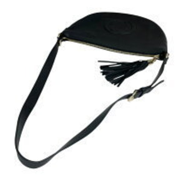 Gucci SOHO Shoulder Bag Leather Pochette Crossbody Black - Picture 3 of 7